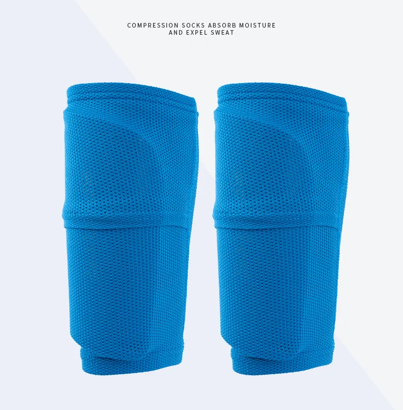 Soccer Shin Guards Calf Sleeve With Double Pocket Can Insert Leg Guards Adults Youths Kids  Football Training Protective Gear
