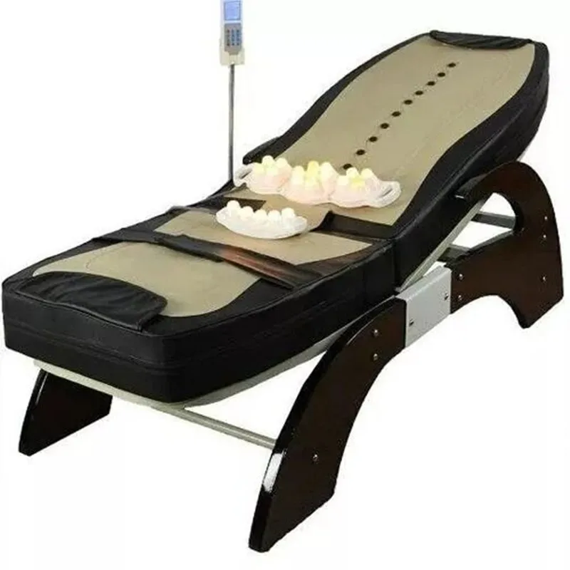 High quality factory price Electric massage table Physiotherapy bed Warm jade Natural jade Tuina bed Health Massage chair