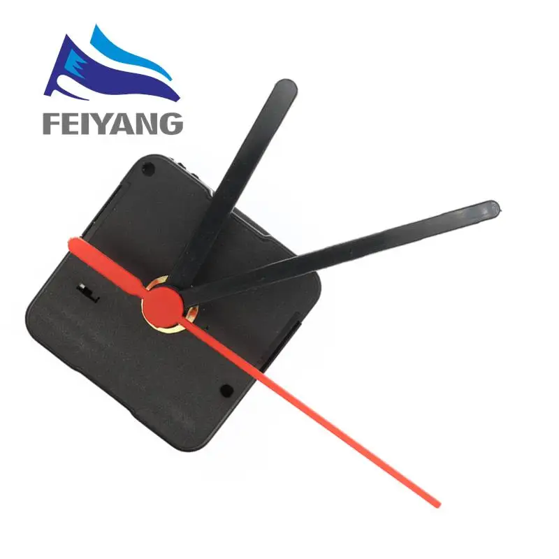 Mécanisme De Mouvement D'horloge Murale à Quartz Professionnel Et Pratique HQ3268, Kit De Pièces D'outils De Réparation De Bricolage Avec Mains Rouges 1 Pièces / Composants Actifs