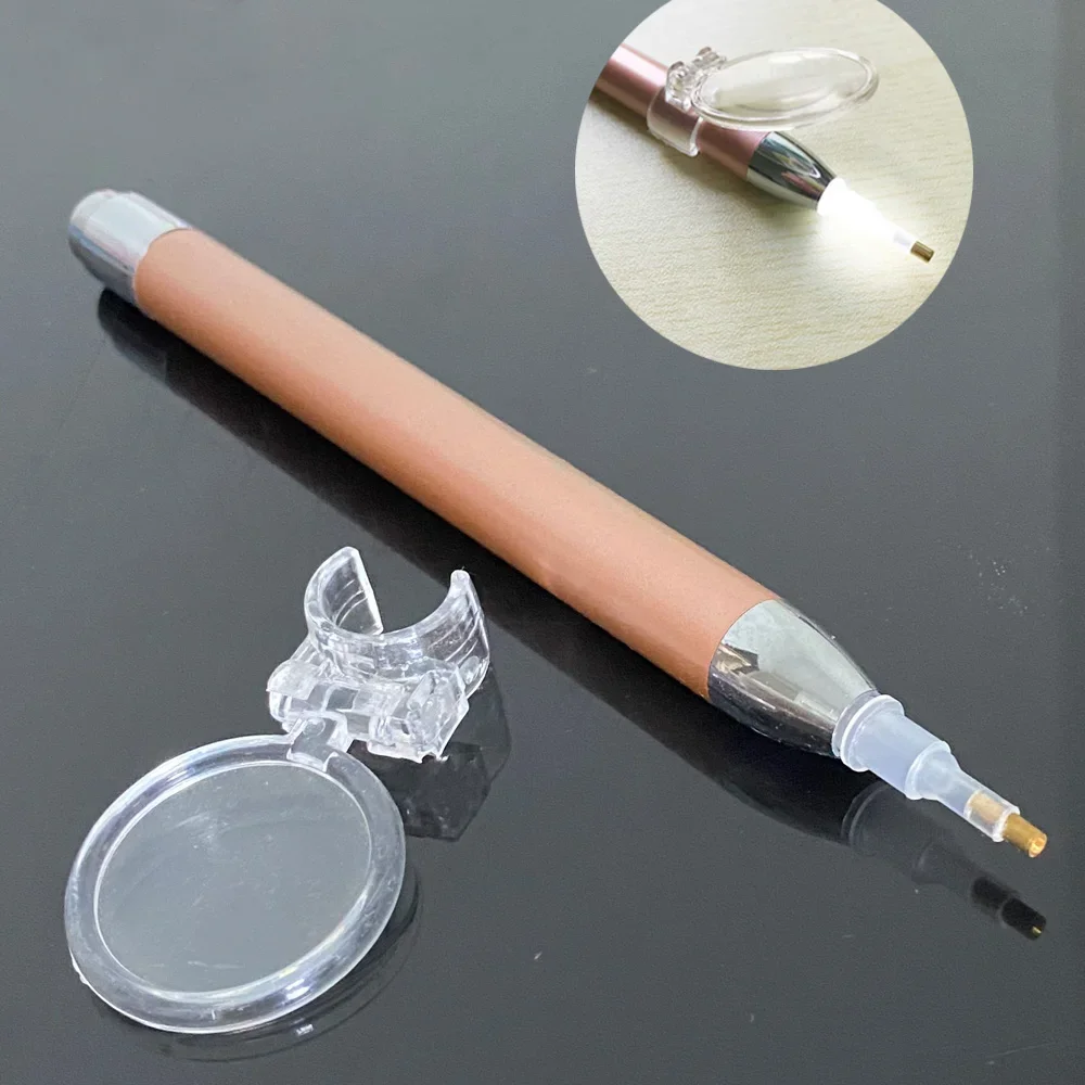 DIY Diamond Painting Tool Luminous Point Drill Pen Diamond Embroidery  Luminous Lighting Sticker Drill Tool