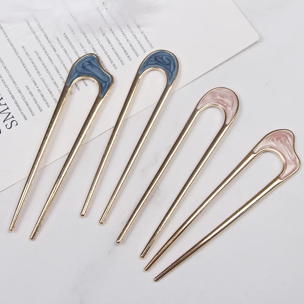 U Shape Hair Clip Hairpin U Shape Hair Pins Women Hair Bun Maker