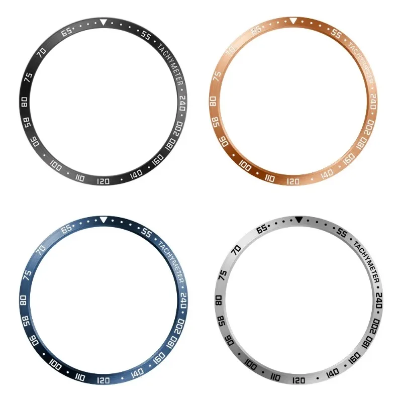 Premium Metal Bezel with Time/Speed Scale Frame - Protective Ring