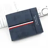 2023 New Short Men Wallets Slim Card Holder Male Purses Luxury PU Leather Coin Pocket High Quality Small Men's Wallet 1