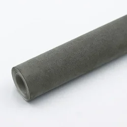 Versatile Self - Adhesive Suede Fabric for Interior Repair & Design (Deep gray)