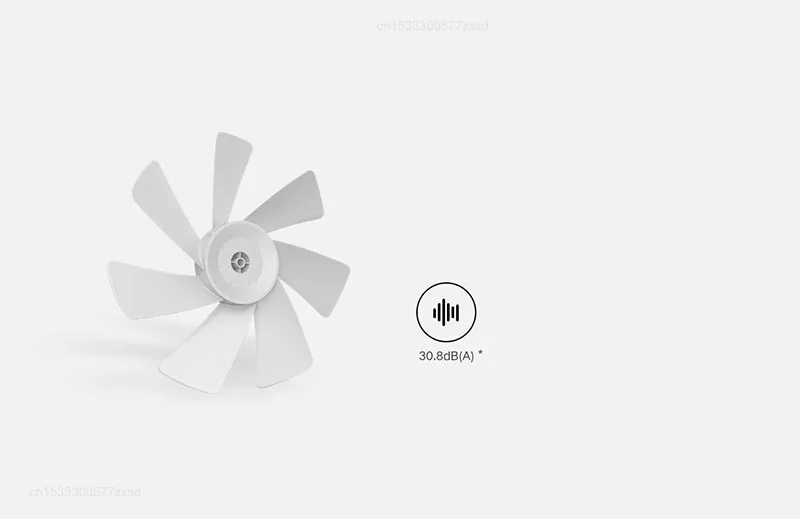 Description Picture 4 of itemIconic Brand Mijia Wired Floor Fan With 7-Blade Large Airflow,Convertible Desk & Floor Use,90° Ultra-Wide Range,Electric Fan For Home