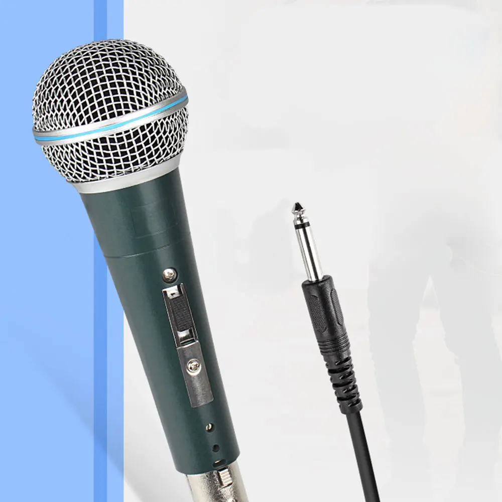 

Wired Dynamic Microphone Clear Voice Mic KTV Karaoke Mini Microphone For Smart Phone Laptop PC Desktop Handheld Audio Microphone