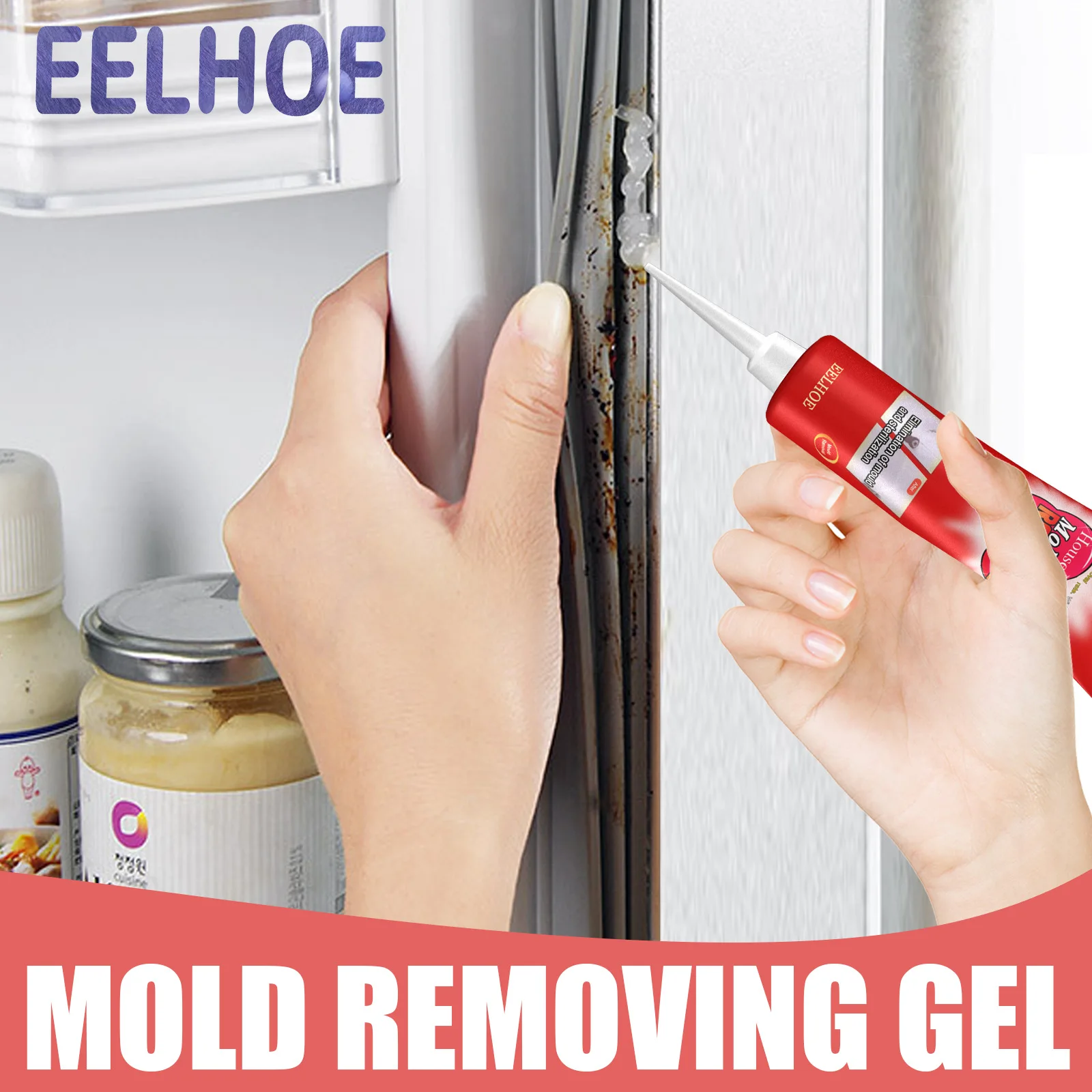 Mold Remover Gel for Bathroom Ceramic Tile Cleaning