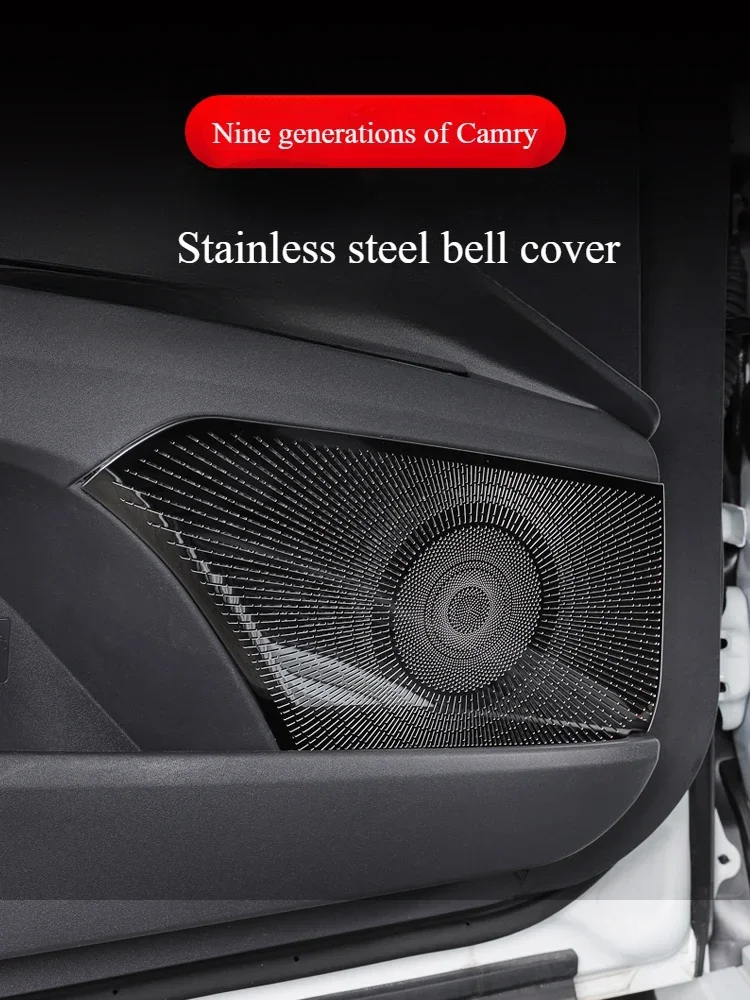 24 Ninth-generation Toyota Camry Door Horn Cover Frames Audio Modification Decoration Accessories