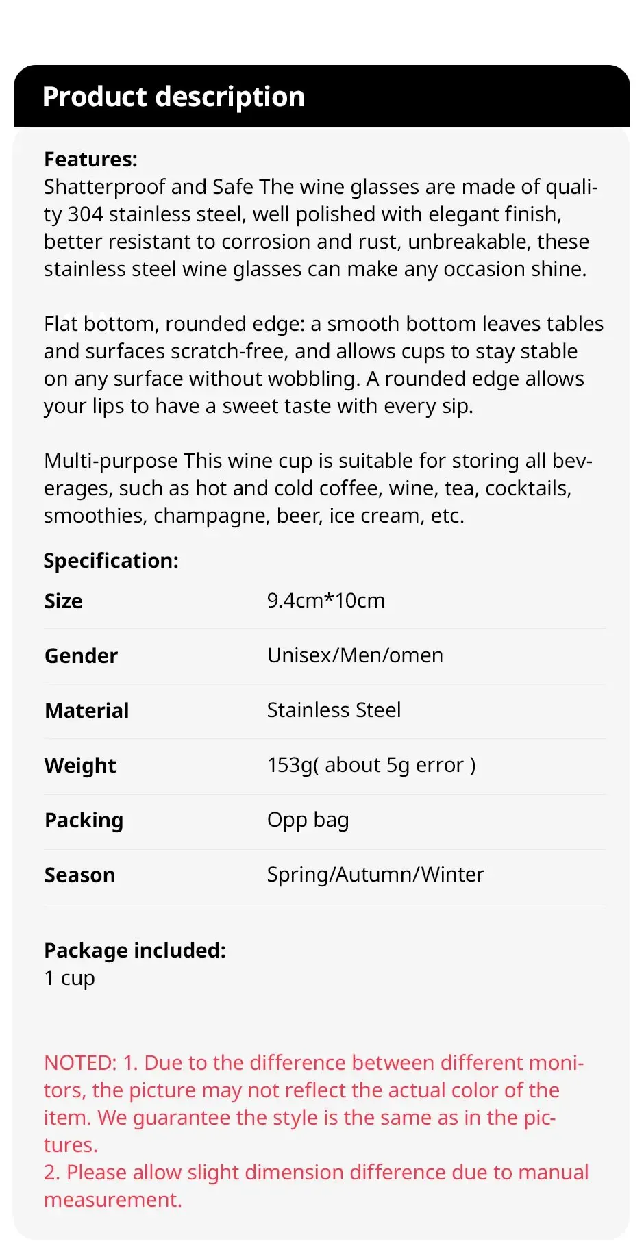Description Picture 2 of itemCreative Stainless Steel Hammered Point Cocktail Mug, Non-Slip with Gold Handle Drum Mug for Home and Bar Drinking Mule Mugs
