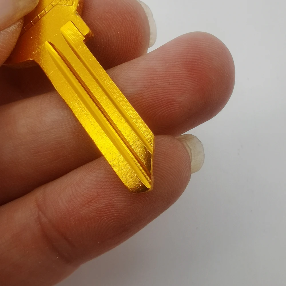 25pcs JS 1634 Alloy color Key Blank Everyday Home key blank suitable for lock F55 color random shipping