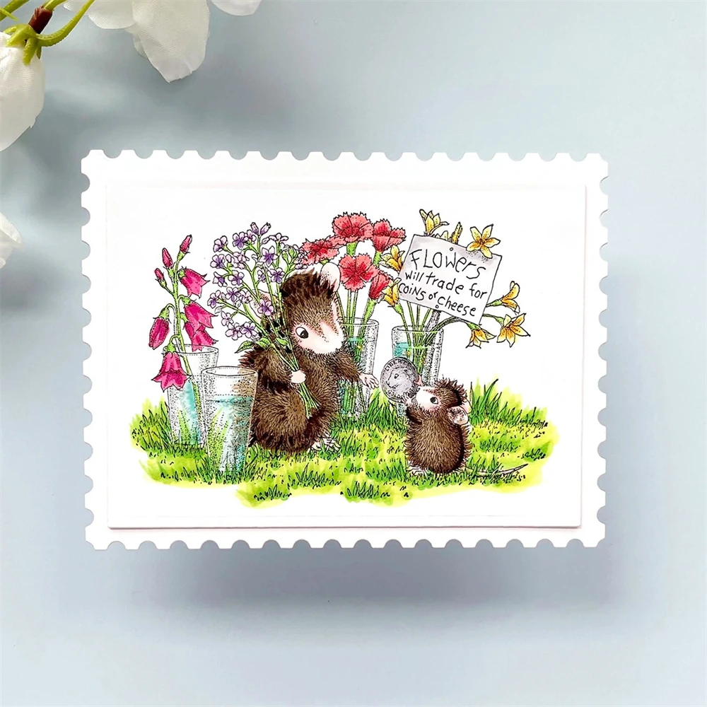 Clear Silicone Stamp Hope This Brighten Your Day Mouse DIY Crafts Card Album Making Scrapbooking Stencil