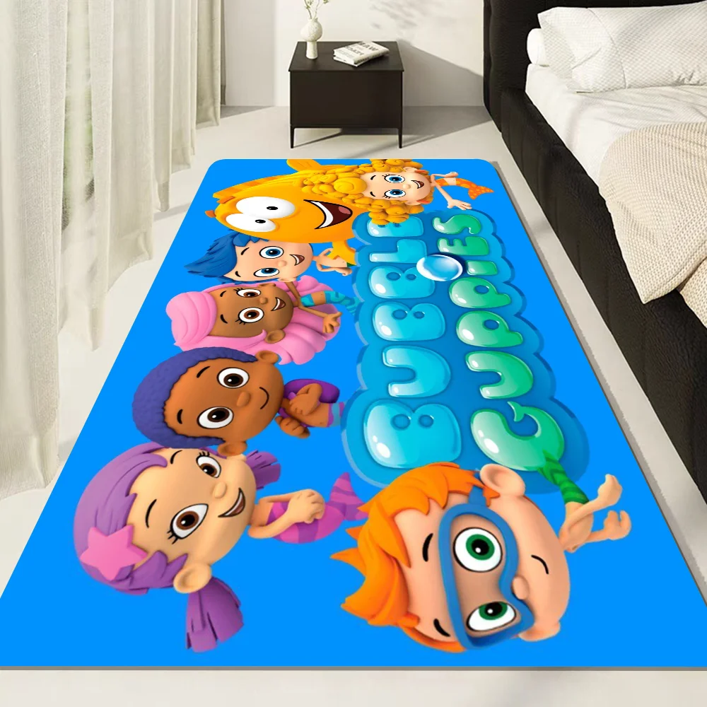 Bubble Guppies Floor Mat Non-Slip Laundry Room Mat Laundry Decor Balcony Child Living Room Bedside Mats 6