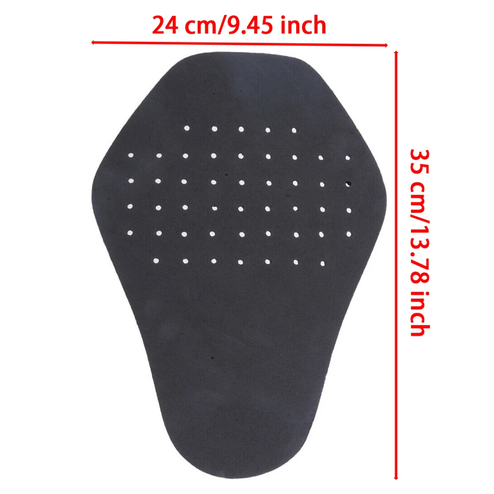 Motorcycle Back Protector 1Pc 35x24 cm EVA Back Pad Jacket Insert for Riding Skiing Skating motorcycle back protector