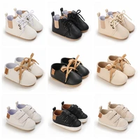 New Baby Shoes Retro Leather Boy Girl Shoes Multicolor Toddler Rubber Sole Anti-slip First Walkers Infant Newborn Moccasins 1