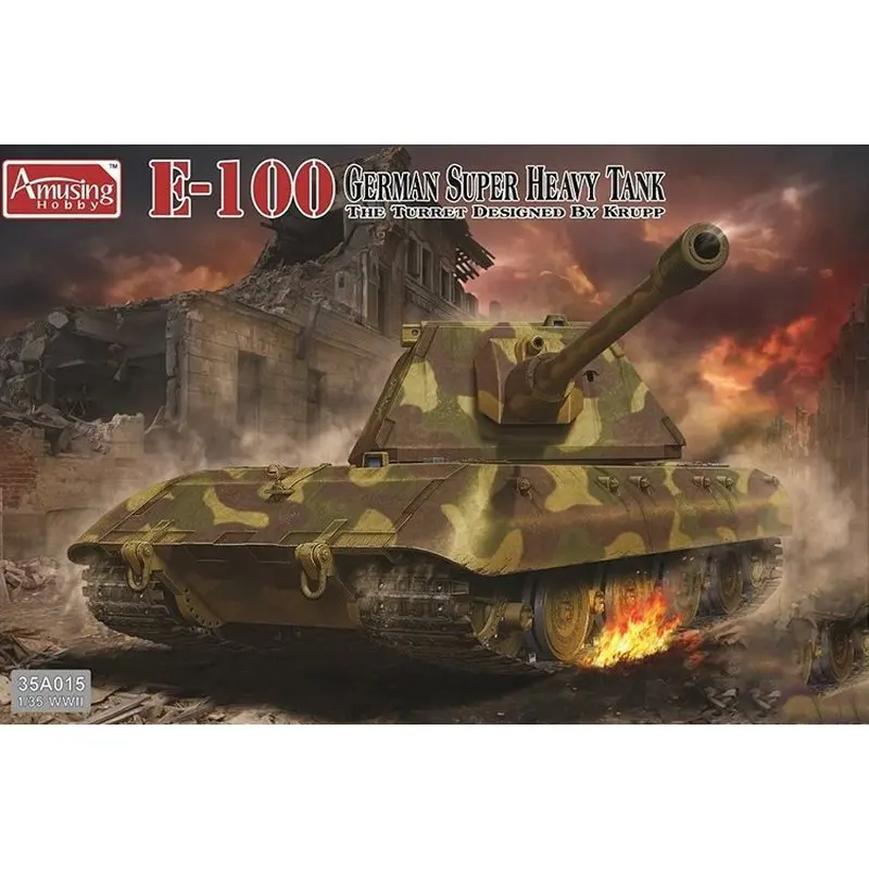 

Amusing Hobby 35A015 1/35 German Super Heavy Tank E-100 Krupp Turret - Scale Assemble Model Kit