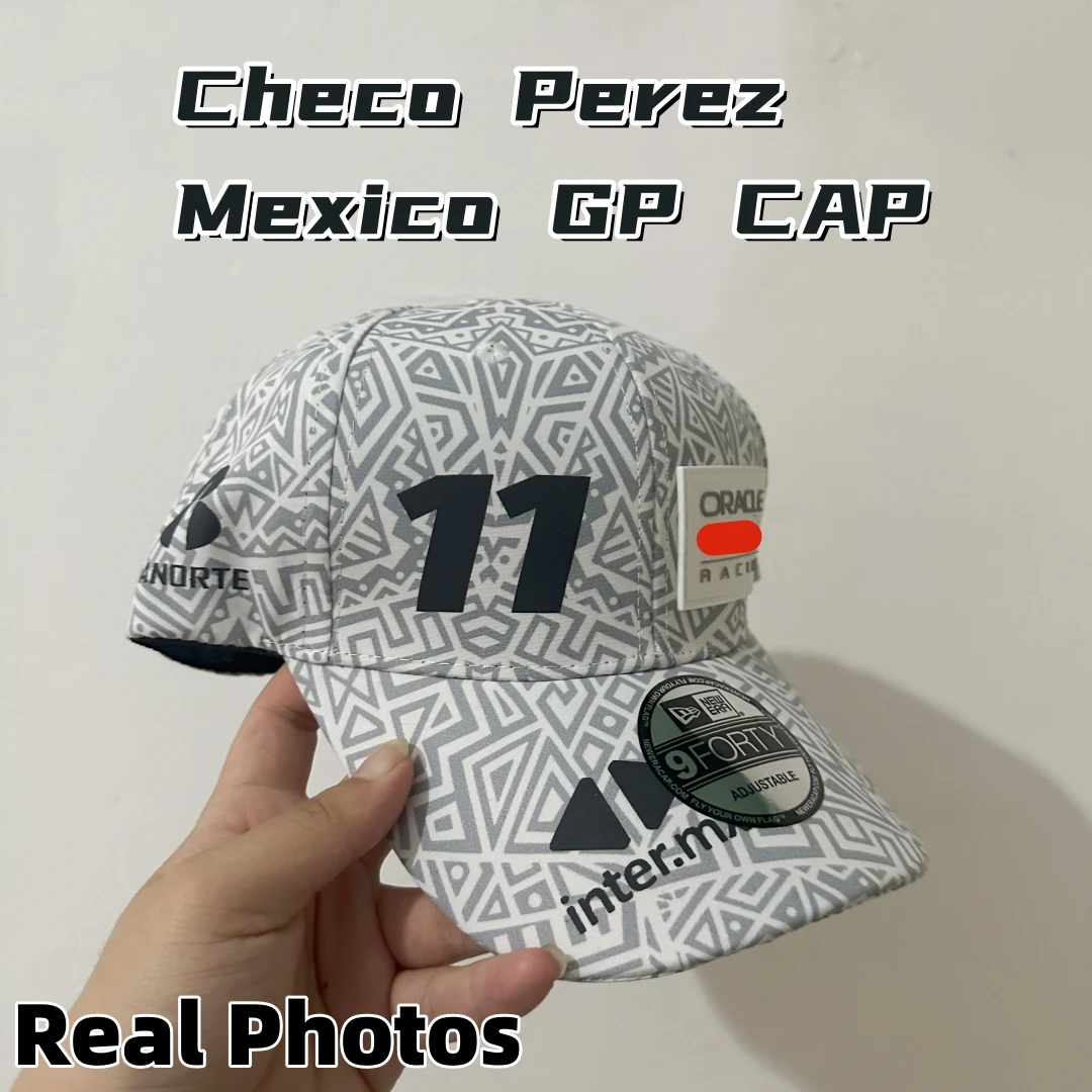 

Checo Perez Mexico GP CAP Baseball Hat Red Colour Bull Team Cap F1 Hat Formula One Trucker Cap