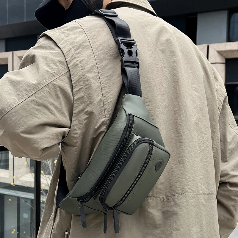 Unisex wasserdichte Hüfttasche für Herren, Gürteltasche für Damen, Känguru-Hüfttelefon, Arbeitstasche – Reiseausrüstung für Männer und Frauen – Detail 5