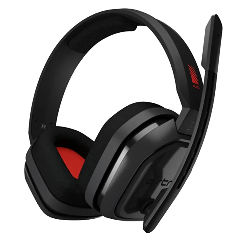 Wired gaming headset Logitech Astro A10 Over Ear Gaming Headset with Cable Esports Mike Thunder Wear Stereo Listening Voice Debate Bit