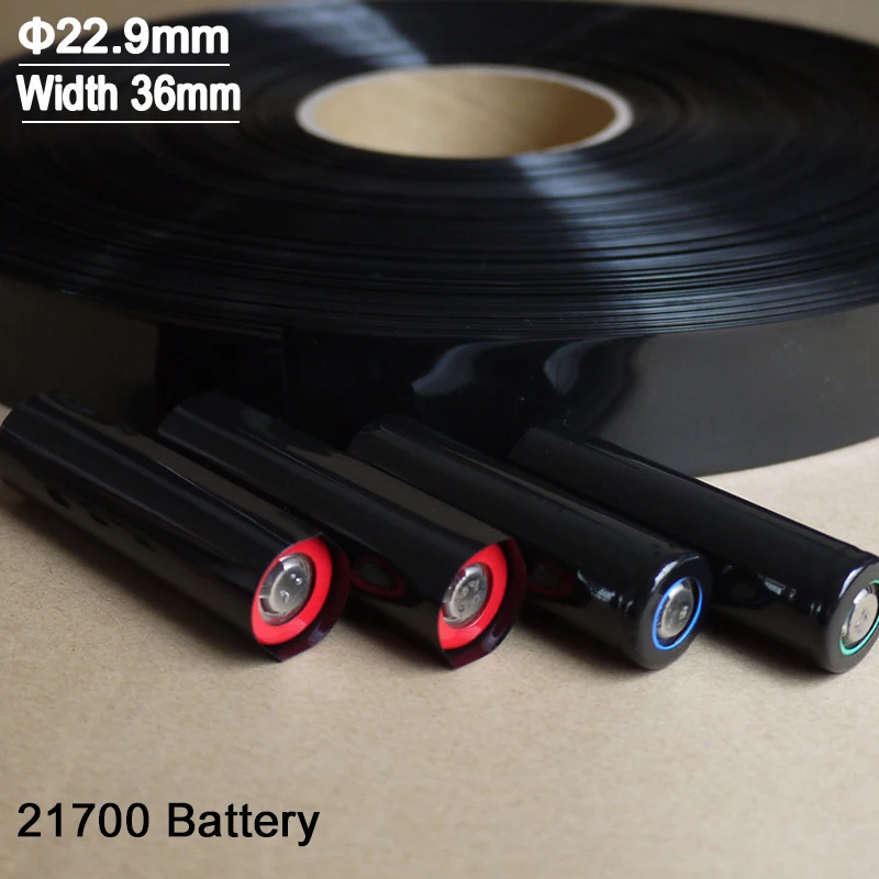 

20~500pcs 21700 Battery Film Tape PVC Heat Shrink Tube Precut Shrinkable Sleeve Tubing Protect Pipe Cover for Batteries Wrap
