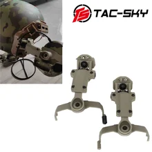 

TAC-SKY Tactical Helmet M-LOK Helmet Rail Adapter COMTAC Tactical Headset Stand Compatible with COMAC II III Headset