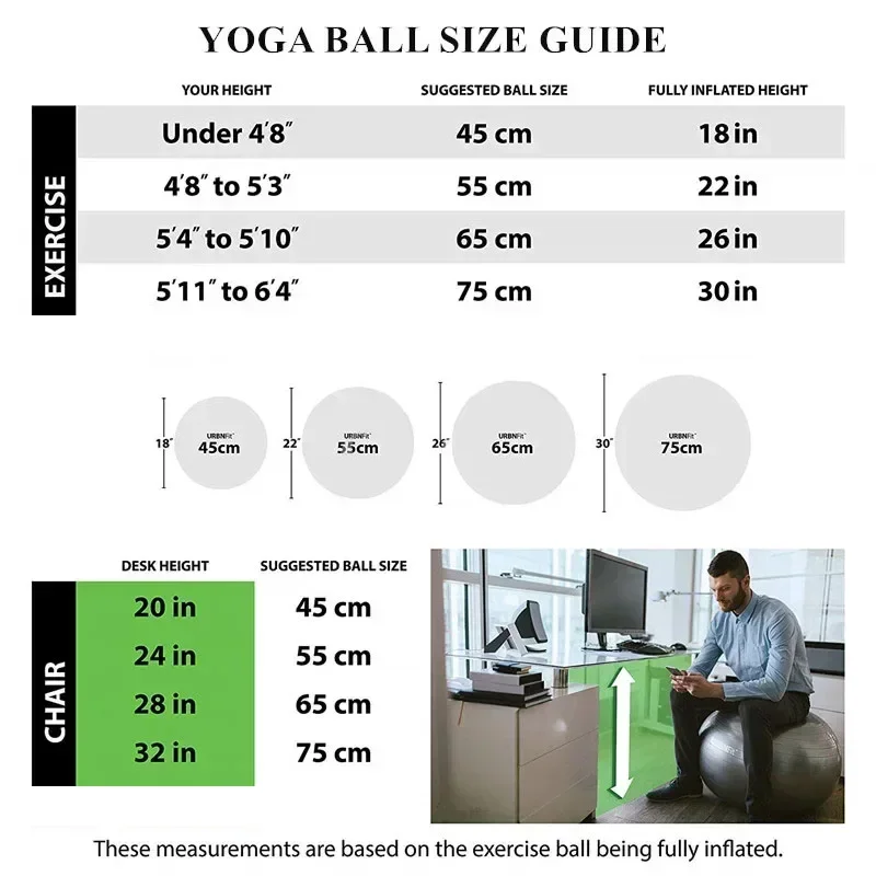 Yoga Ball Pilates Exercise Gymnastic Fitness Ball Balance Gym Fitness Yoga Core Indoor Training Equipment yoga ball gymnastics ball
