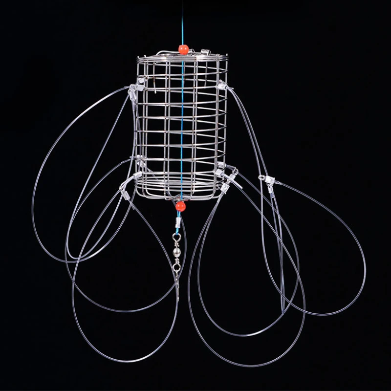 Fishing Traps Crab Traps 8 Laps Stainless Steel Crab Fishing Cages Suitable for Rock Crabs