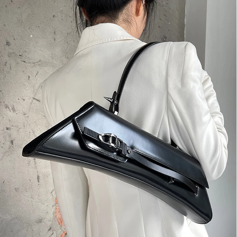 Moto & Biker Underarm Bags for Women Luxury Designer Handbags And Purses Lady Shoulder Tote