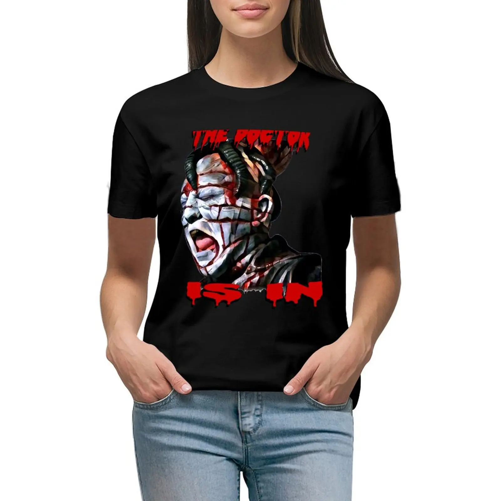 

HELLRAISER 2 - The doctor is in T-shirt Aesthetic clothing korean fashion summer top t-shirt dress for Women plus size sexy
