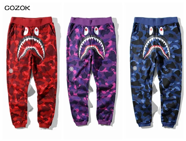 Bape shark Streetwear Pants 1