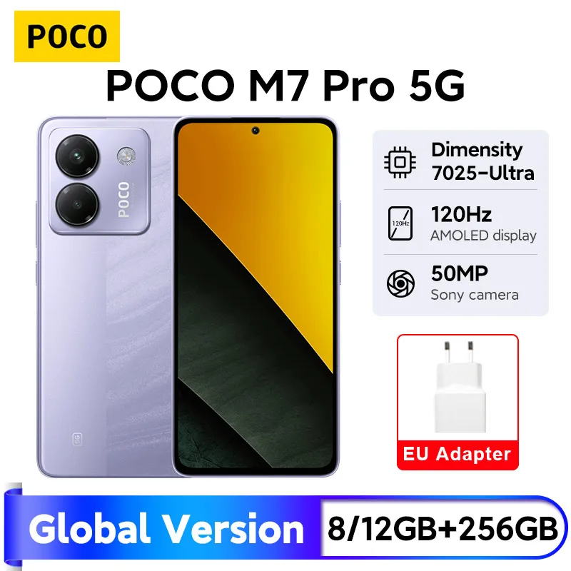 POCO M7 Pro 5G Smartphone Global Version 8/12GB 256GB