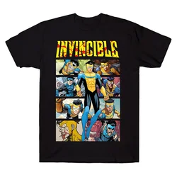 Invincible Superhero Unisex Cotton Tee - Perfect Gift - XS (Black)