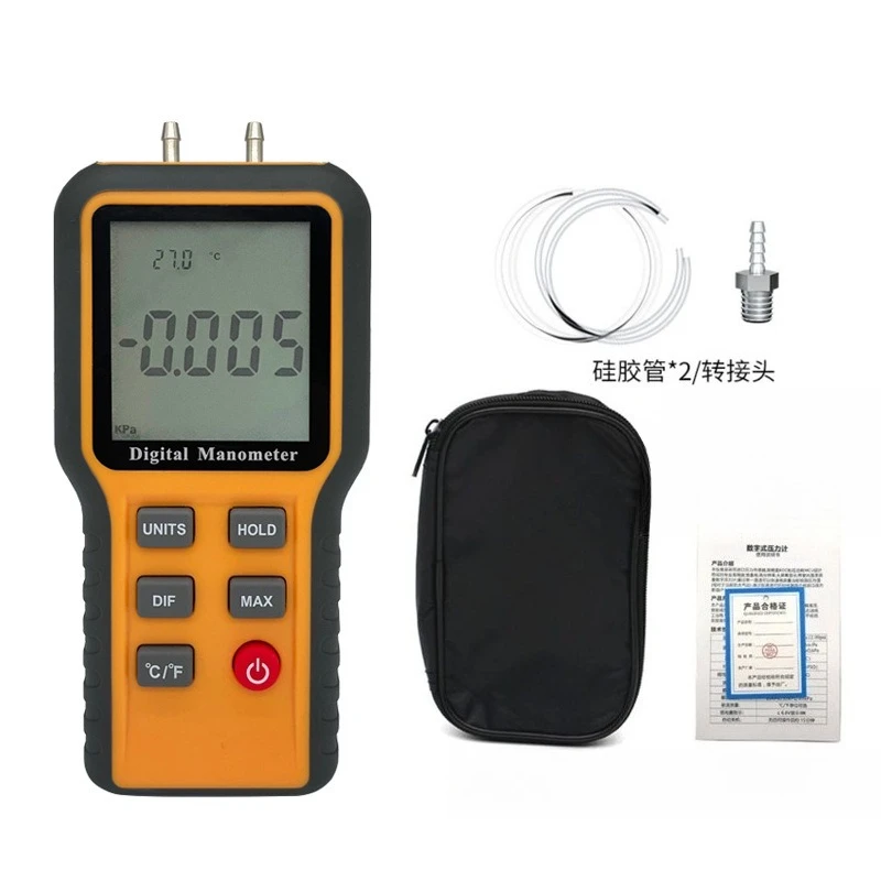 QX-1208 디지털 차압계 진공 바람압 자동차 수리 차압계-1205