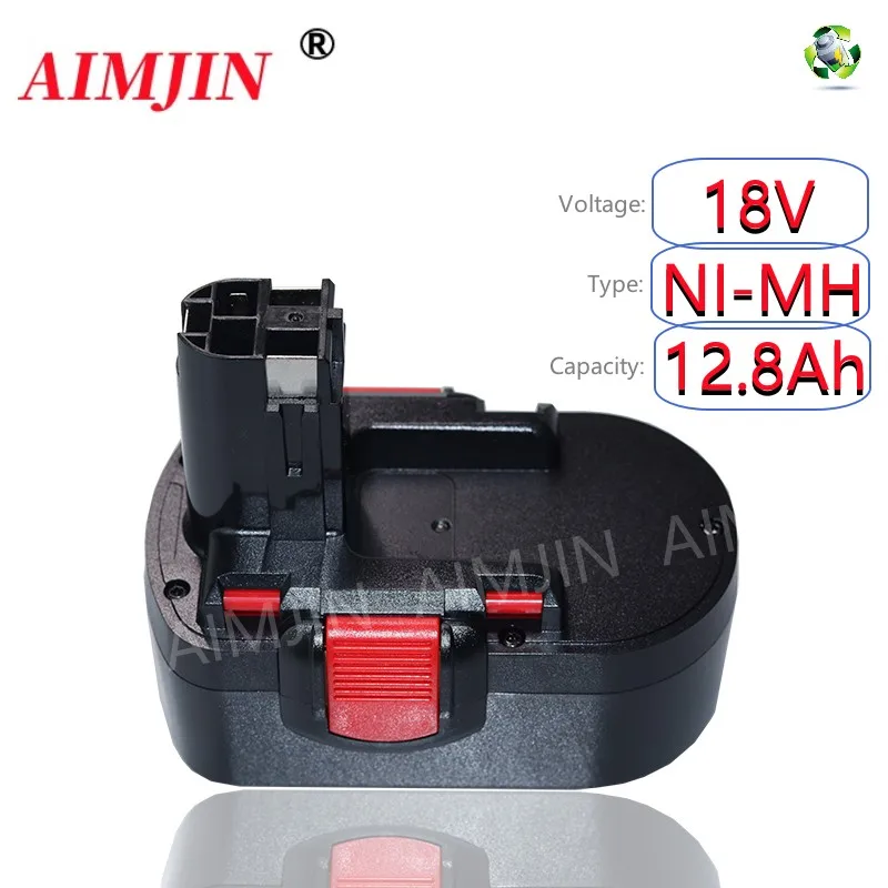 Batteria Remplacement 18 V 12800Mah Per Bosch Bat025 Bat026 Bat160 2607335277 2607335535 2607335735 Psr 18 Ve-2 Gsr