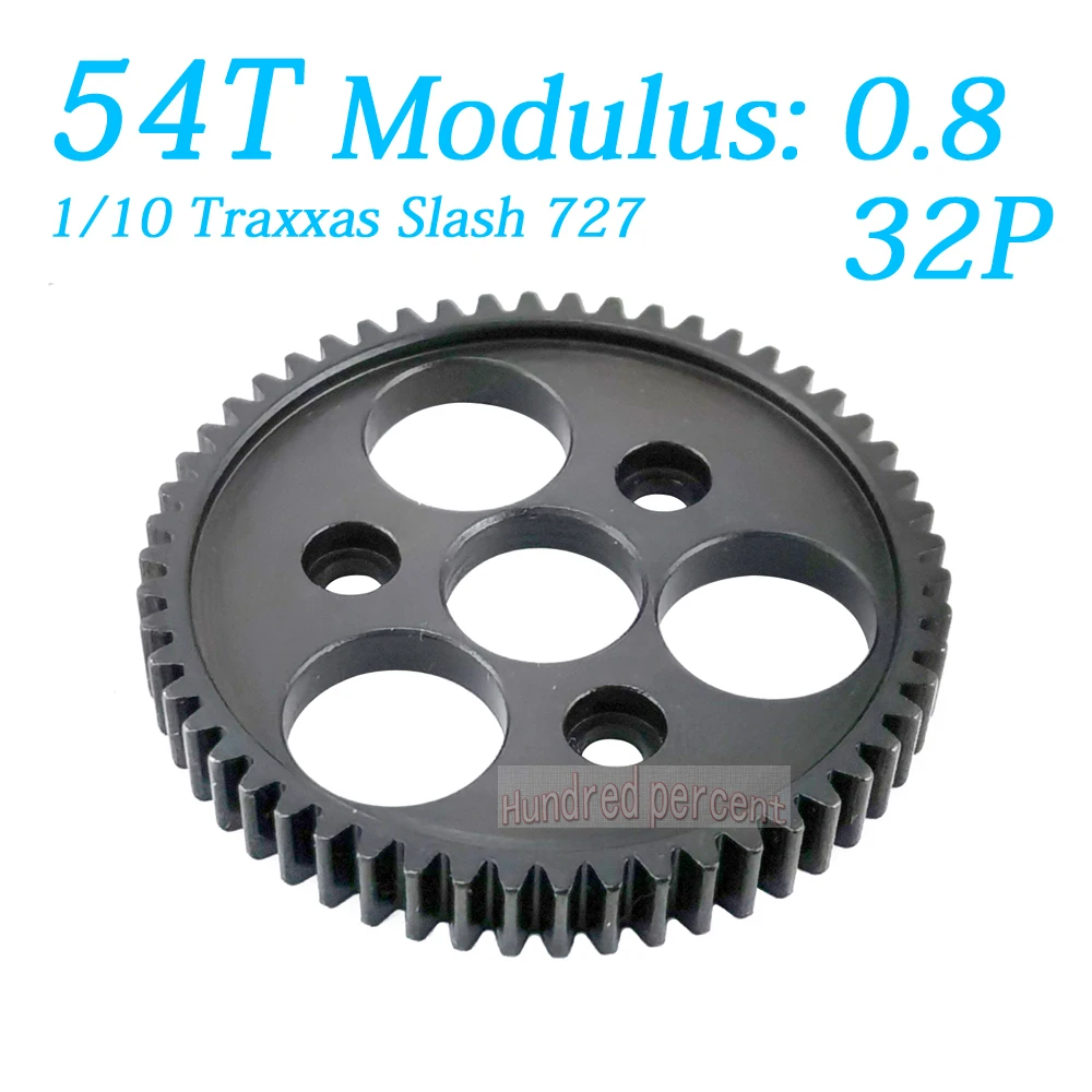 HardenedSteelMetalSpurGear54T32P3956forRC110TraxxasSlash