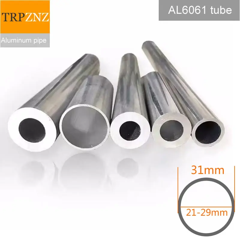 Tube de tuyau creux en alliage d'aluminium, diamètre extérieur