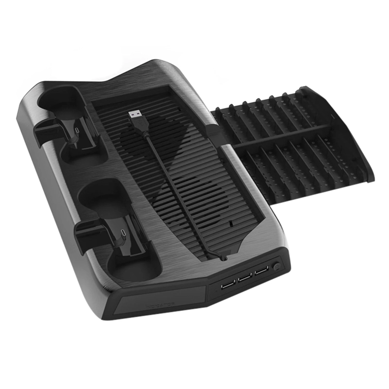 

Vertical Stand With Cooling Fan Compatible With PS5 Console Charging Station Dock With Dual Controller Charger Port