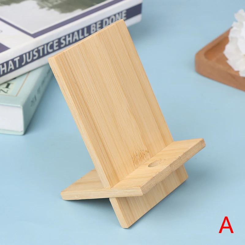 Wooden Phone and Tablet Charging Stand with Cable Management