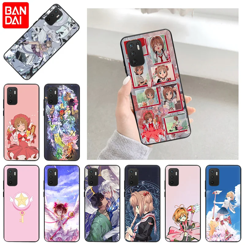 Мягкий чехол для Redmi Note 9T 9S 11 9 8 11E 10 Pro 11s 10s 8T 11t 5G Xiaomi 12 12X Cardcaptor Sakura Anime защитный