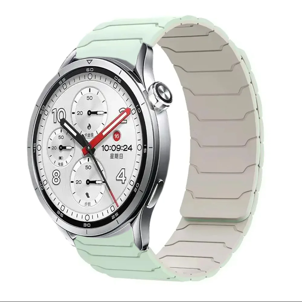 Magnetic Silicone Waterproof Watch Strap Bracelet - Universal Fit, 20MM/22MM