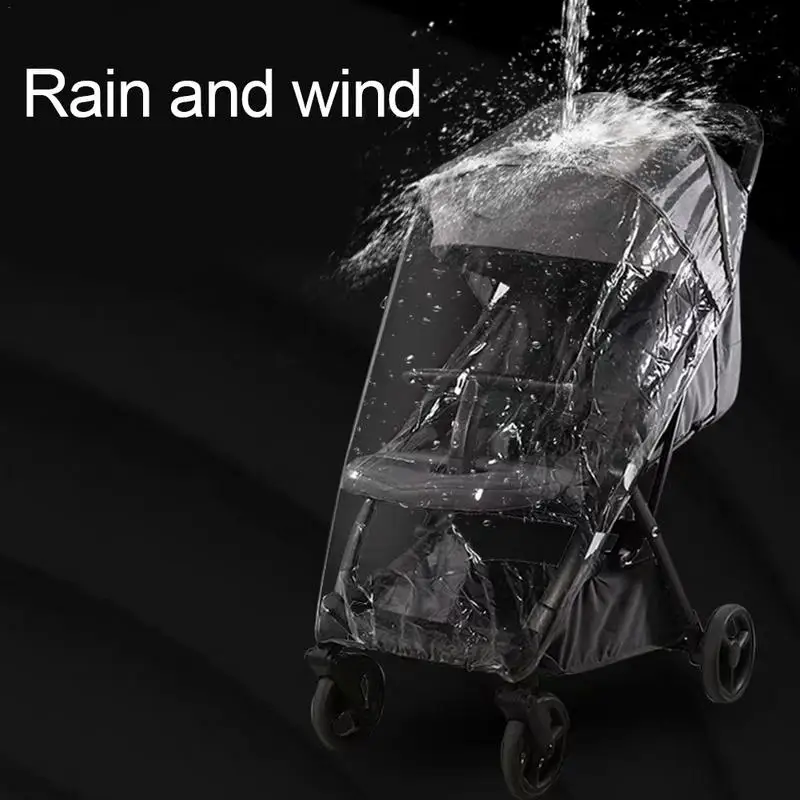Stroller Cover Weather Shield EVA Rainproof Buggies Covers Universal For  Strollers Protect Baby From Rain Wind Snow And Dust - AliExpress