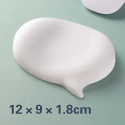 Ergonomic White Silicone Wrist Rest Mouse Pad and Keyboard Hand Support (White Wrist Rest)