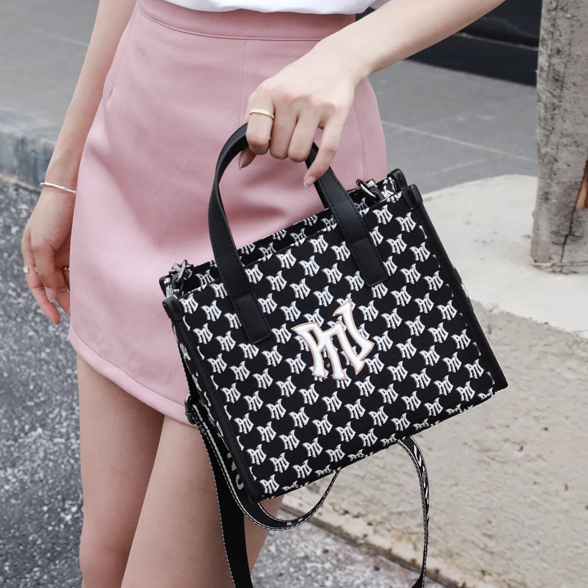 PNJ Full India messenger bag women's casual 2024 new fashion shoulder bag fresh trend satchel nylon camera bag