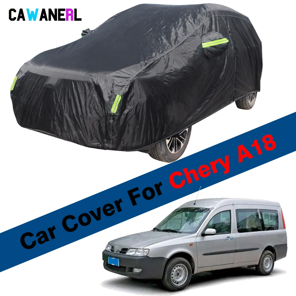 

Full Black Car Cover For Chery A18 Karry Youyi Waterproof Anti-UV Sun Shade Snow Rain Protection Cover Dustproof