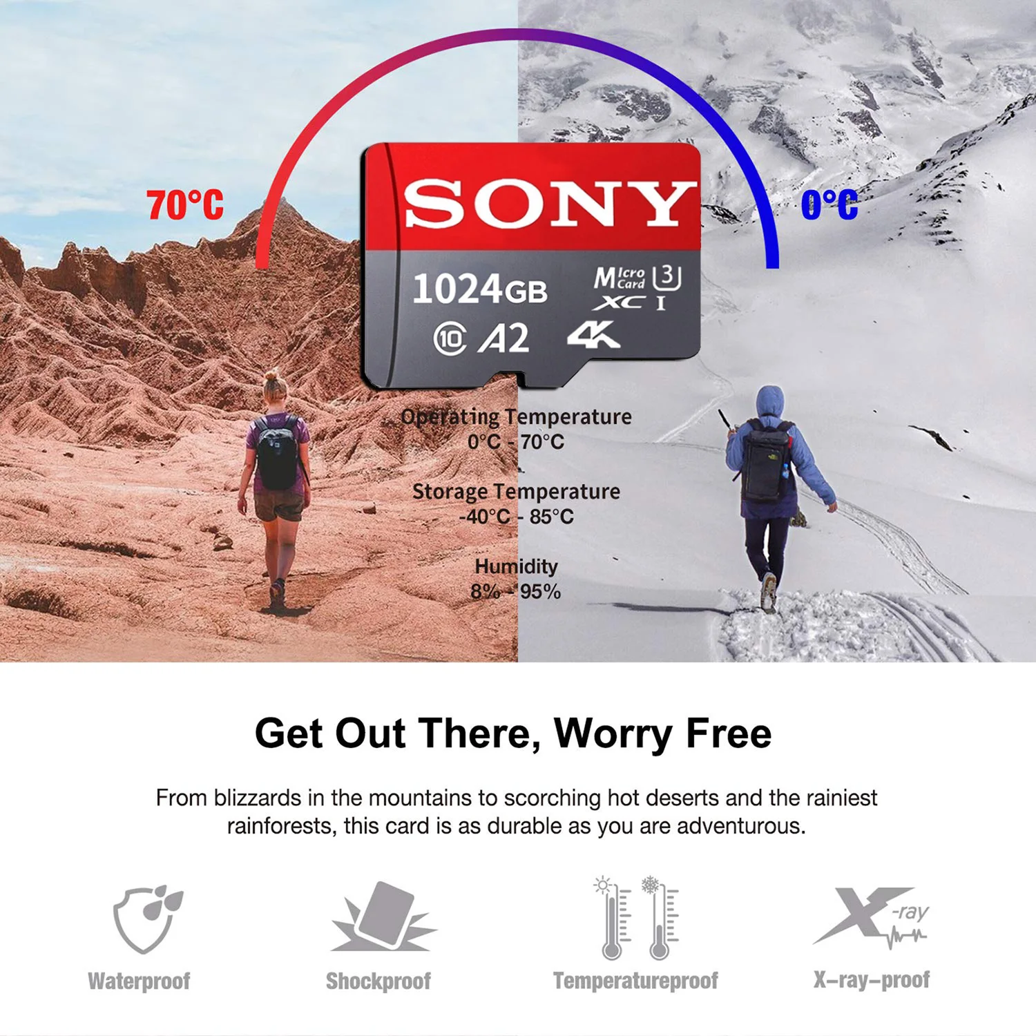 thumbnail image 5 of Tarjeta de memoria de alta velocidad Sony de 256 GB, 128 GB, 512 GB, 1 TB, clase 10, tarjeta de memoria Micro SD de 64 GB y 32 GB para teléfono Nintendo Switch/Ps4, 5 of 5