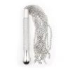 New Metal Alloy Chain Tassel Short Horse Riding Whip Crop Crystal Handle  5