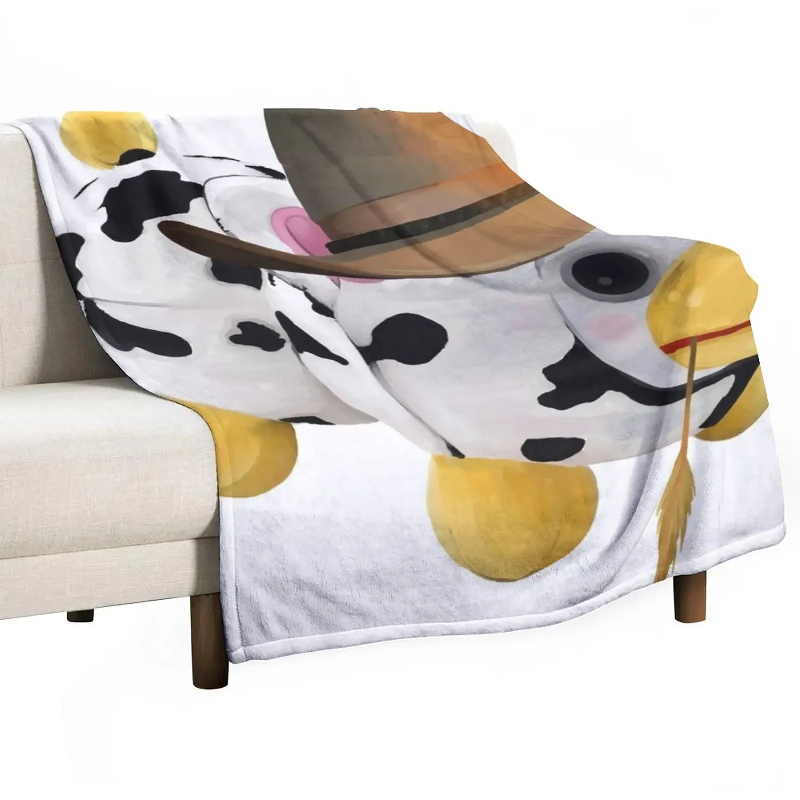 

Cowboy peepy Throw Blanket Decorative Beds Beautifuls Fluffy Softs heavy to sleep Blankets