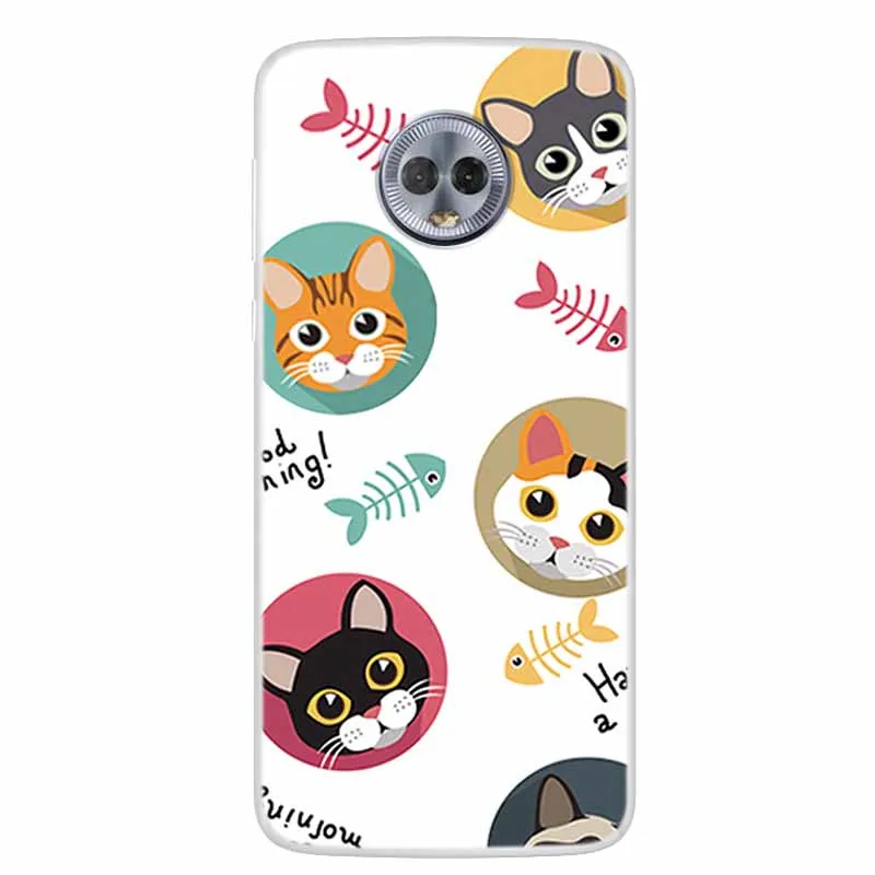 Lovely Cat Soft TPU Silicone Transparent Phone Case | Clear Bumper Cover
