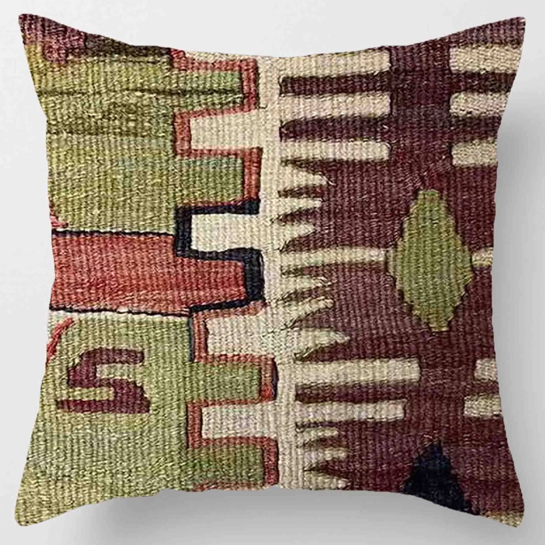 Set 4 fodere per cuscino 45x45 cm, motivo blu anatra e foglia oro, 18x18 cm, divano soggiorno, federa da giardino per esterno | Leroy Merlin