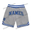 Custom Name and Number White Pink-Light Blue Basketball Shorts 3D Printed Men Youth Summer breathable mesh Sports Shorts LQD05 2