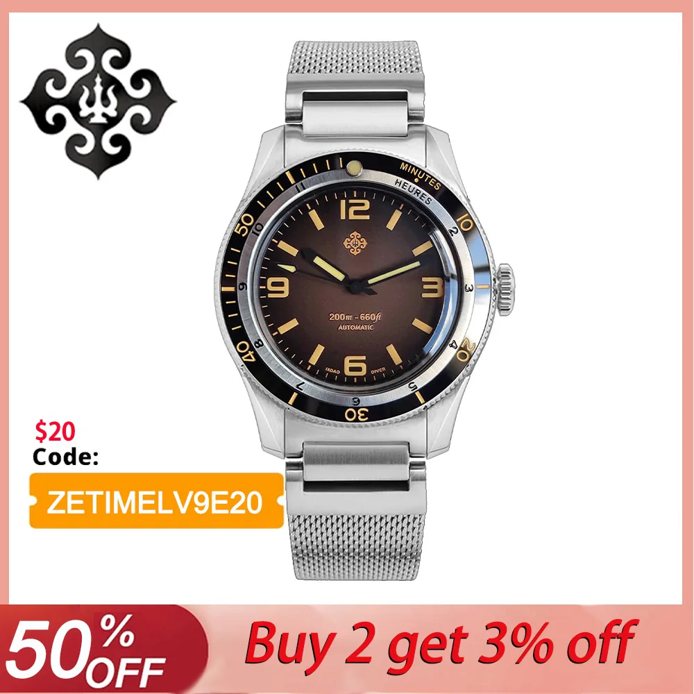 Ixdao Ibpose Retro Gmt Watch 40Mm Men Automatic Mechanical Luxury Swristwatch Ar Coating Steel Diving Watches For Men Reloj Hombe